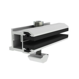 Зажим концевой для безрамочных солнечных модулей