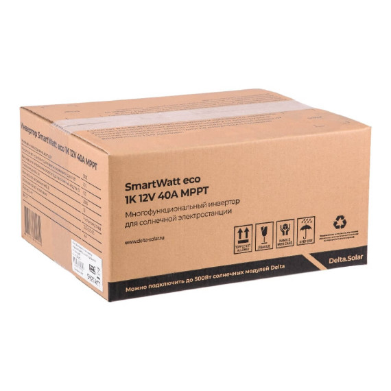 Инвертор SmartWatt ECO 1K 12V 40A MPPT, изображение 4