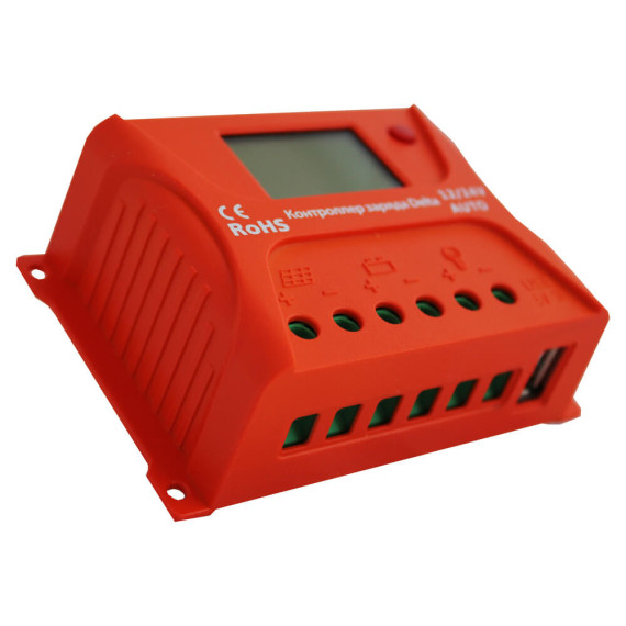 Контроллер заряда Delta PWM 2410 10А 12/24В