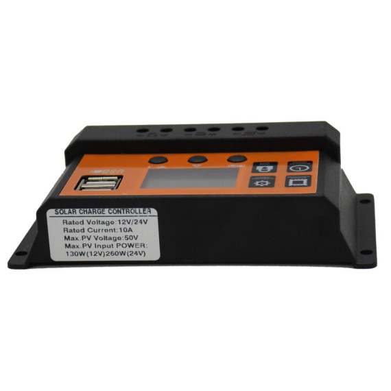 Контроллер заряда Delta PWM 2410L 10А 12/24В, изображение 3 Контроллер заряда Delta PWM 2410L 10А 12/24В, изображение 3