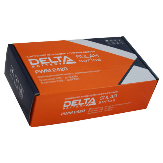Контроллер заряда Delta PWM 2420 20А 12/24В, изображение 3