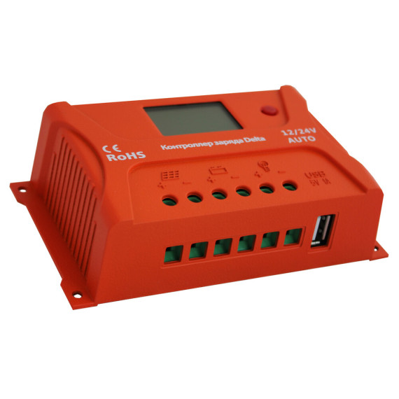 Контроллер заряда Delta PWM 2420 20А 12/24В