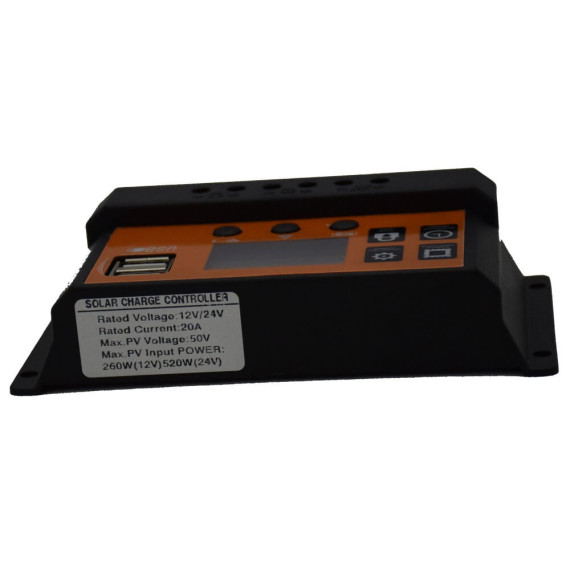 Контроллер заряда Delta PWM 2420L 20А 12/24В, изображение 4 Контроллер заряда Delta PWM 2420L 20А 12/24В, изображение 4
