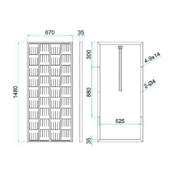Солнечная батарея Восток 150 Вт