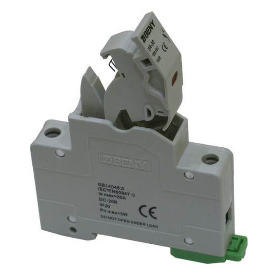 Держатель для предохранителей FUSE HOLDER BENY BR-30 1P/1000В, изображение 2 Держатель для предохранителей FUSE HOLDER BENY BR-30 1P/1000В, изображение 2