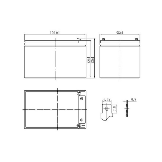 Аккумуляторная батарея Delta CGD 1212 Аккумуляторная батарея Delta CGD 1212