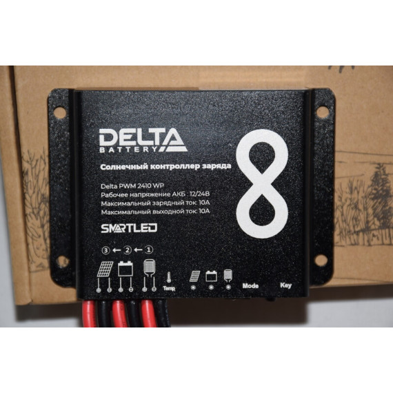 Контроллер заряда Delta PWM 2410 WP 10А 12/24В