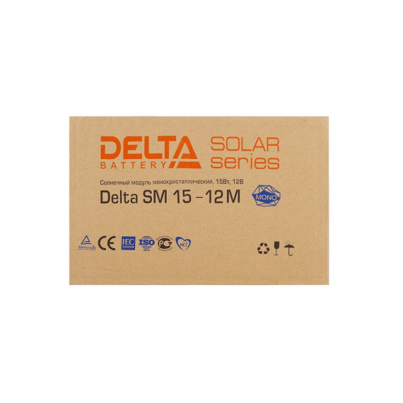Солнечная батарея Delta SM 15-12 M 15 Вт