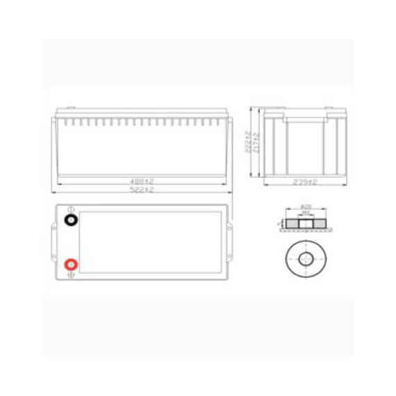 Аккумулятор DELTA DTM 12200 I (12V / 200Ah) Аккумулятор DELTA DTM 12200 I (12V / 200Ah)