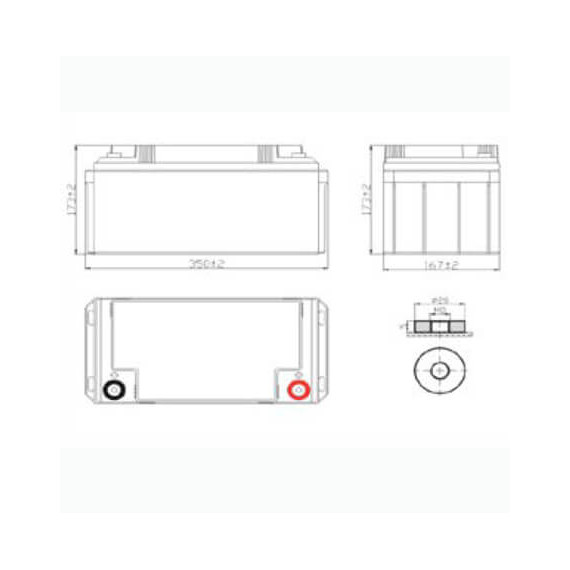 Аккумуляторная батарея DELTA DTM 1265 I (12В / 65Ач) Аккумуляторная батарея DELTA DTM 1265 I (12В / 65Ач)