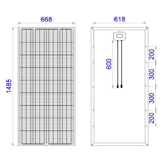 Солнечная батарея Delta SM 150-12 P 150 Вт