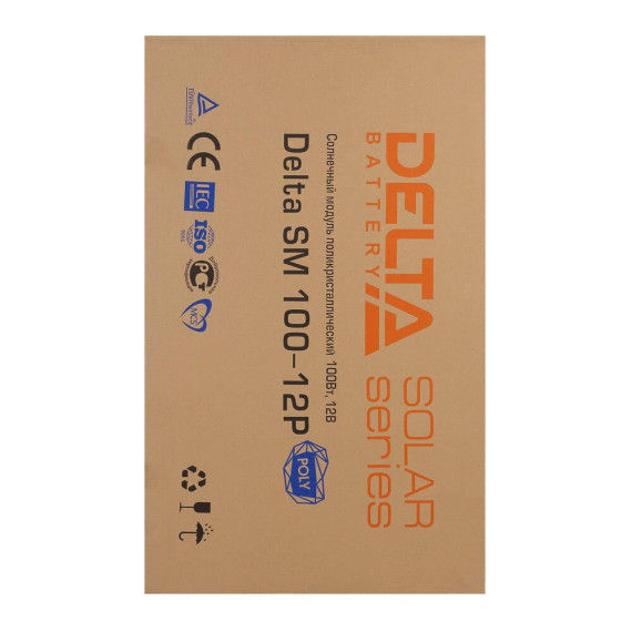 Солнечная батарея Delta SM 100-12 P 100 Вт Солнечная батарея Delta SM 100-12 P 100 Вт