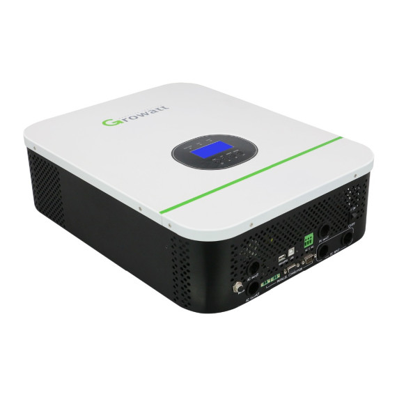 Гибридный инвертор Growatt SPF3000TL HVM-24V 3кВт 24В MPPT 50А 102В, AC Charge 30А, изображение 4 Гибридный инвертор Growatt SPF3000TL HVM-24V 3кВт 24В MPPT 50А 102В, AC Charge 30А, изображение 4